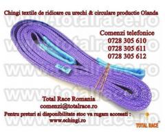 Chingi textile, chingi de ridicare, franghii circulare, chingi circulare