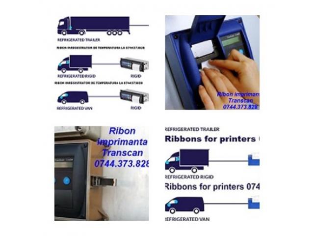 Ribon (banda tus) rola hartie pentru inregistrator Transcan si Thermo King, Datacold, Carrier, Touch