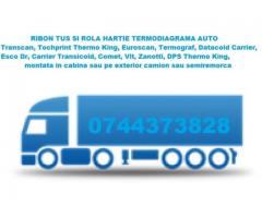 Cartus tusat si Rola hartie TRANSCAN, TERMOGRAF, TKDL THERMO KING, ESCO DR, DATACOLD CARRIER,  TOUCH