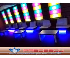 Coltare Canapele Club Cu Lumini LED Incorporate Predescu Rebel Design