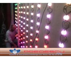 LED Pixeli Pereti Dinamici Lumini Club Predescu Rebel Design