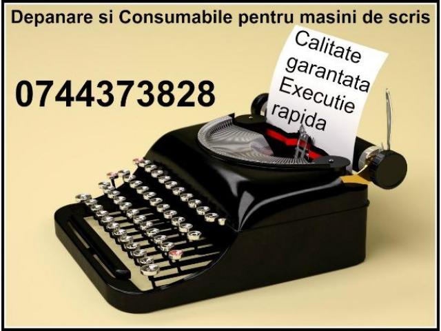 Service si consumabile masini de scris 0744373828 mecanice si electrice, in Bucuresti si Ilfov.