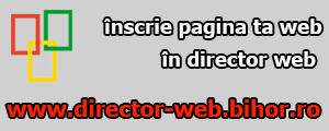 www.director-web.bihor.ro Înscie pagina ta web în directorul web pentru o mai bună indexare a motoarelor de căutare.